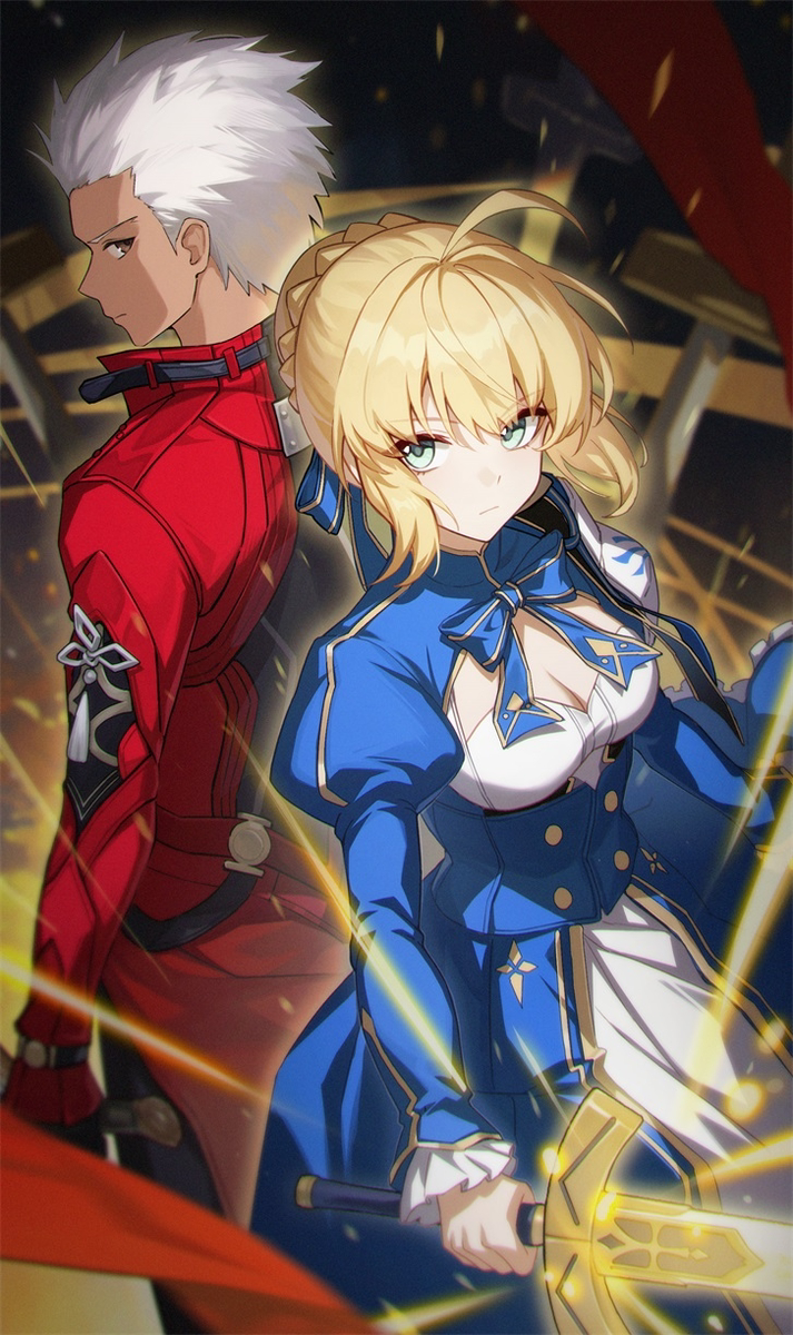 This is a pixiv picture whose title is day91 HSRxFate.