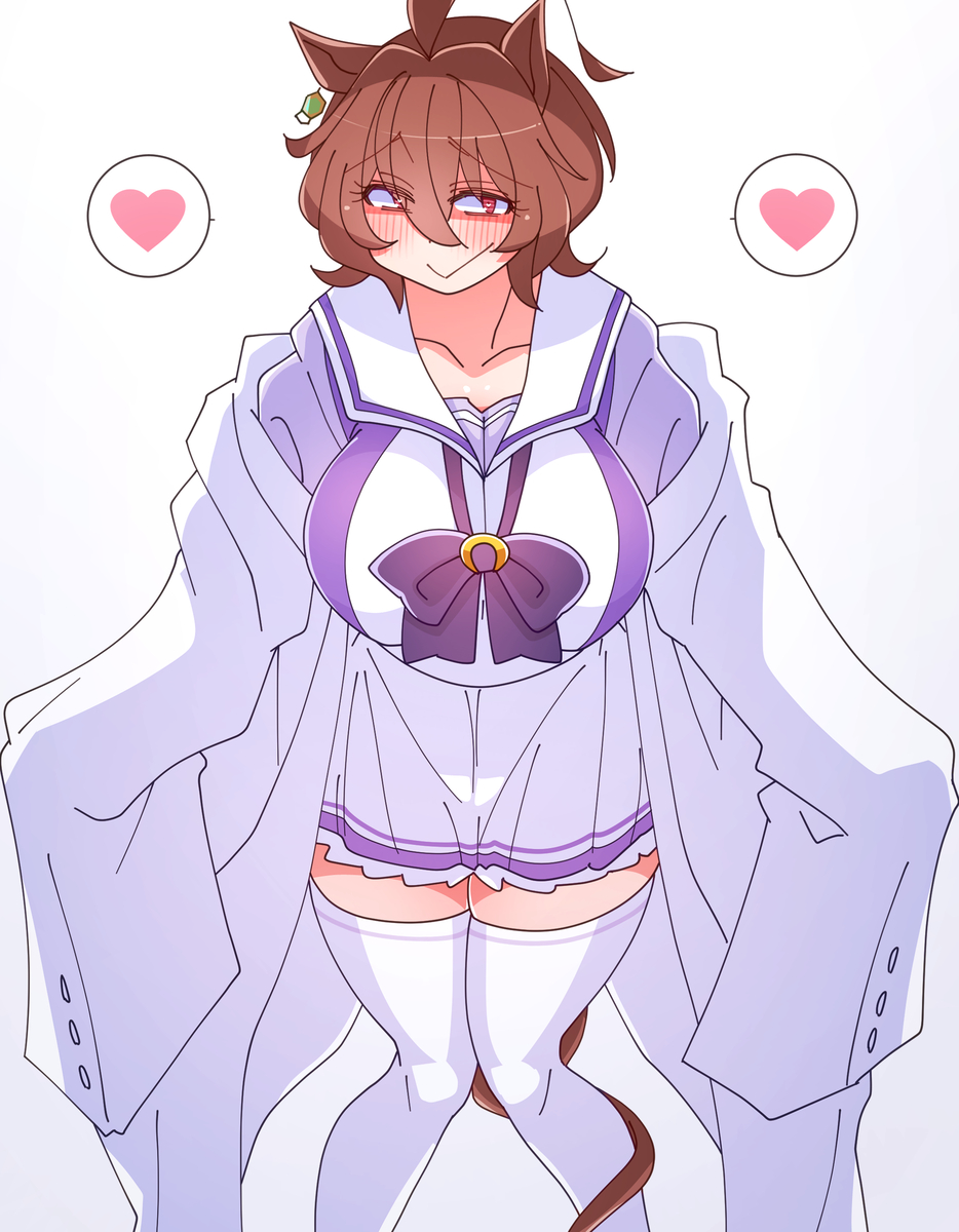 This is a pixiv picture whose title is 何かを覚えちゃったアグネスタキオン.