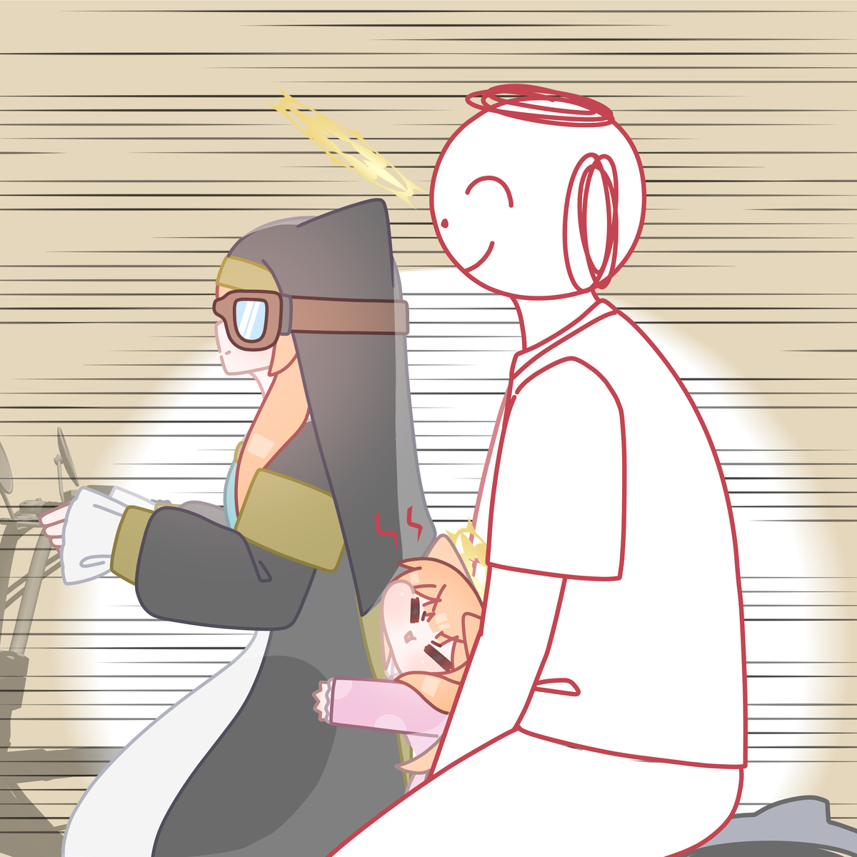 This is a pixiv picture whose title is ride.