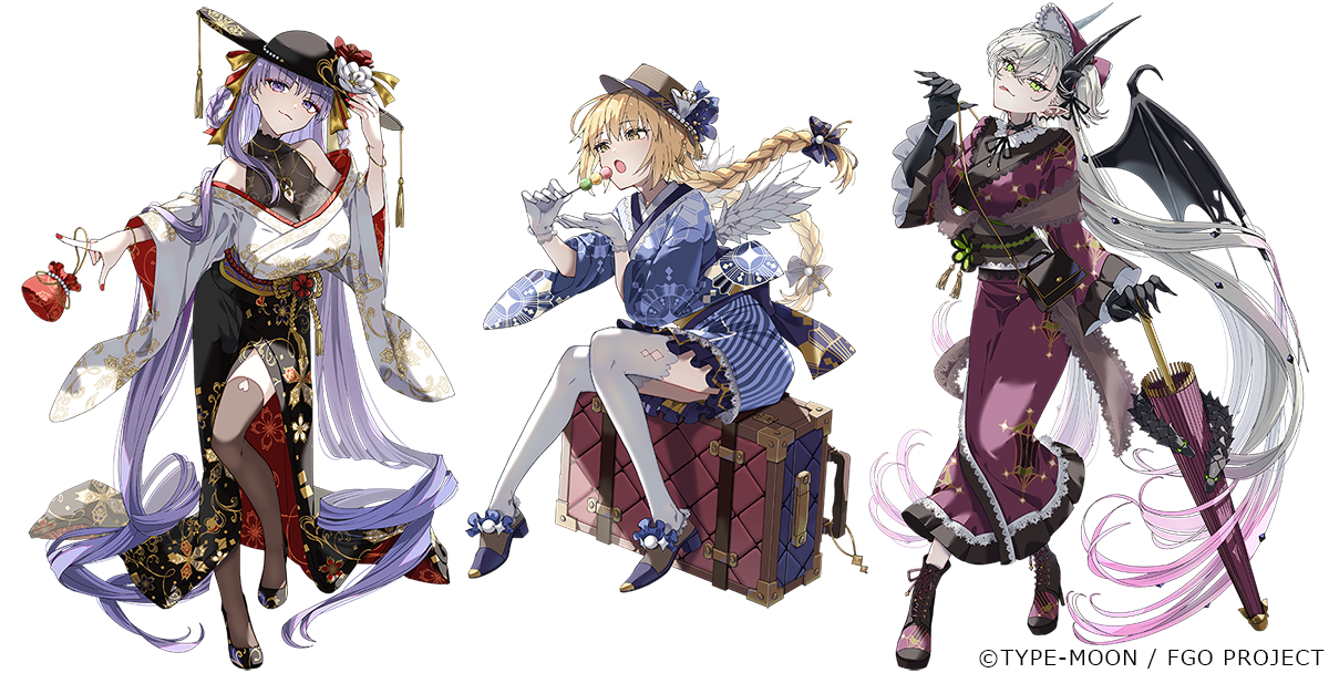 This is a pixiv picture whose title is FGO「京まふ2025」グッズイラスト.