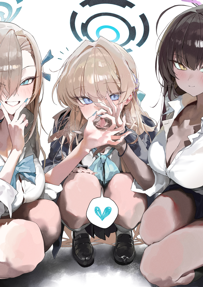 This is a pixiv picture whose title is 👅👌.