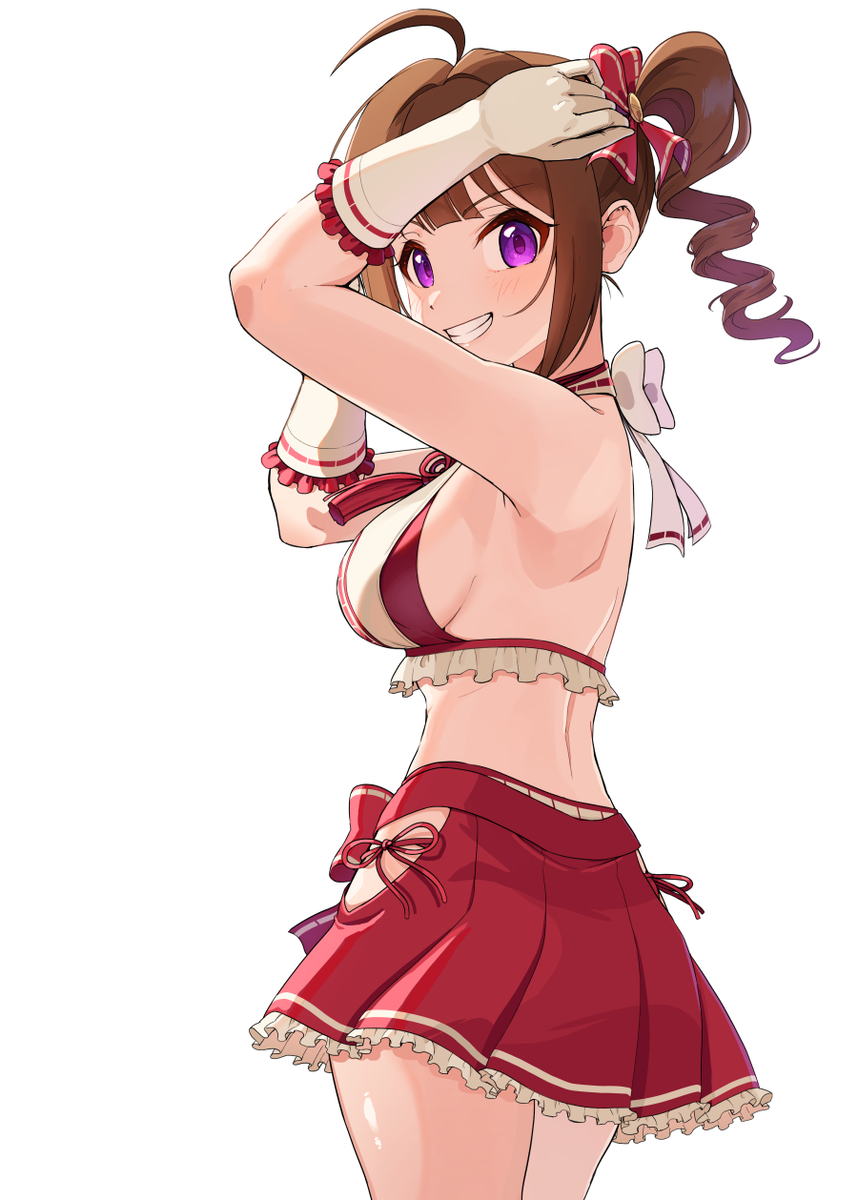 This is a pixiv picture whose title is 巫女.