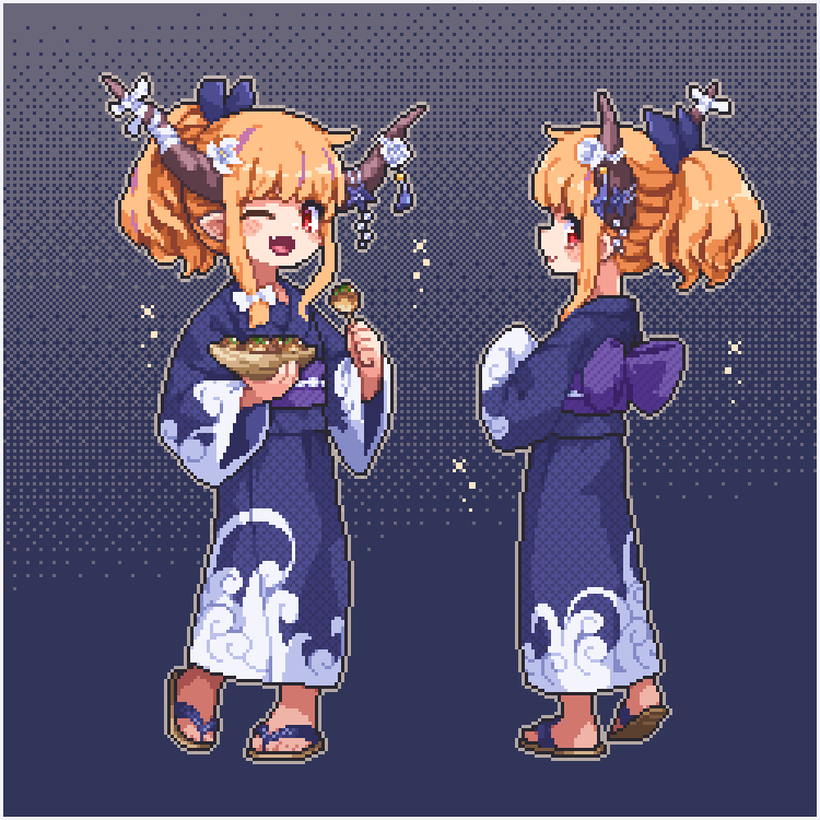This is a pixiv picture whose title is 浴衣萃香ちゃん.
