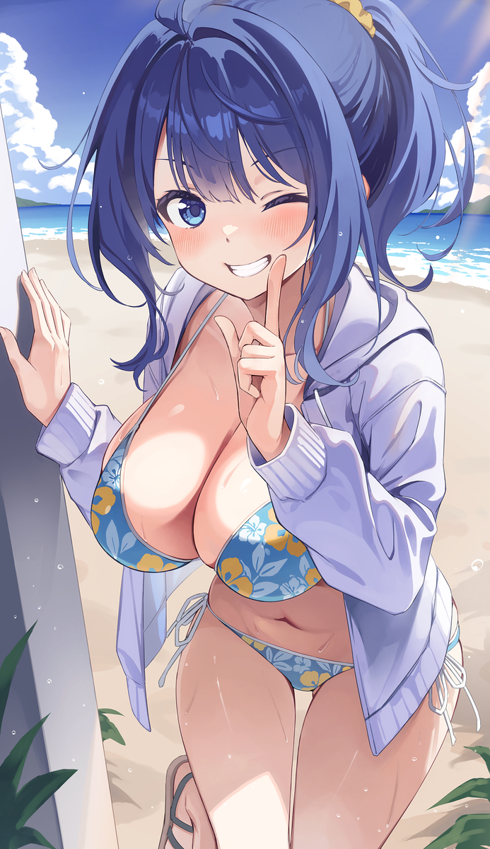 This is a pixiv picture whose title is 水着あんな😆.