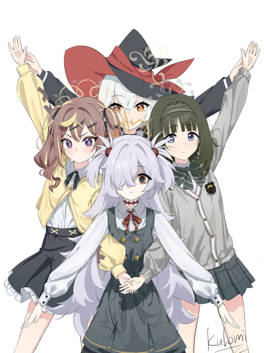 This is a pixiv picture whose title is 姐妹同心，其利断金.