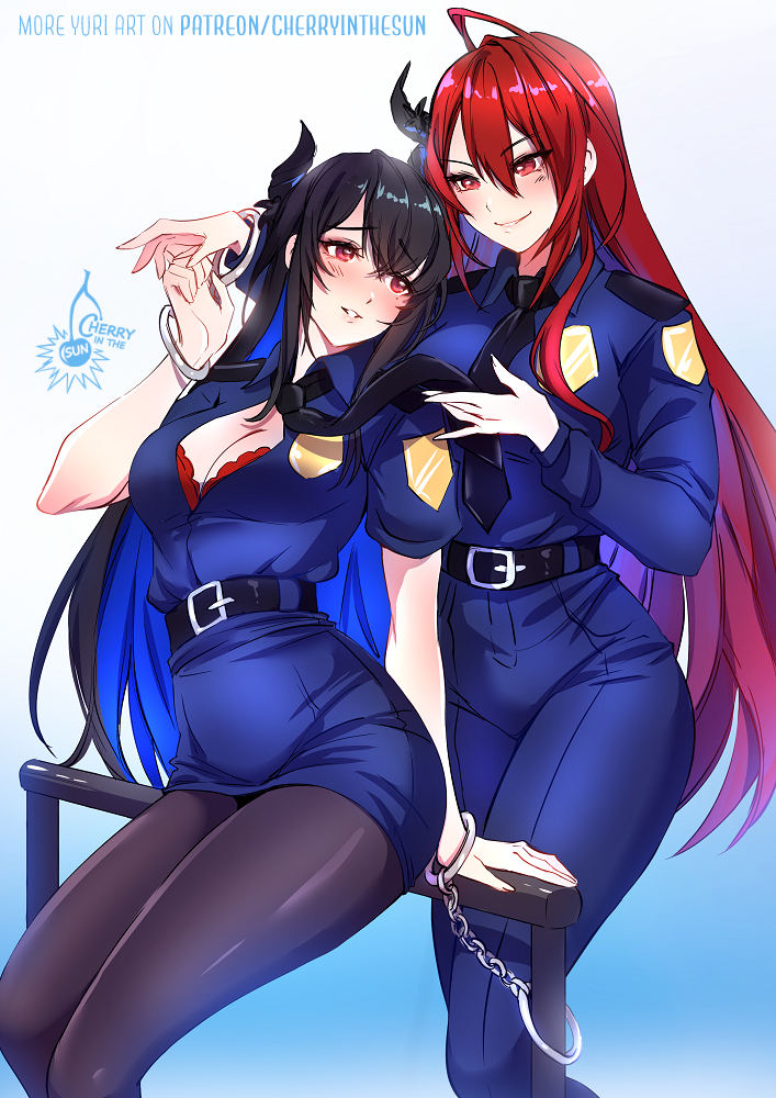 This is a pixiv picture whose title is Nerissa x Elizabeth.