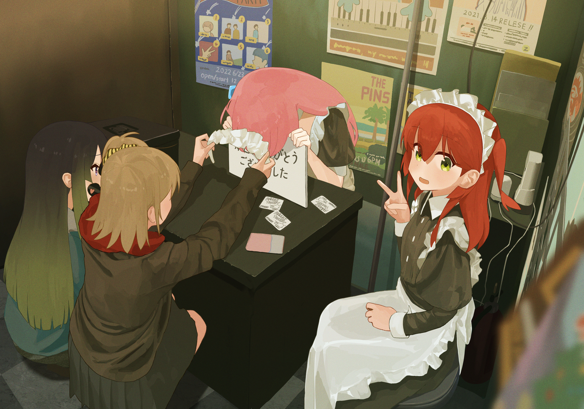 This is a pixiv picture whose title is 今日はメイドで.