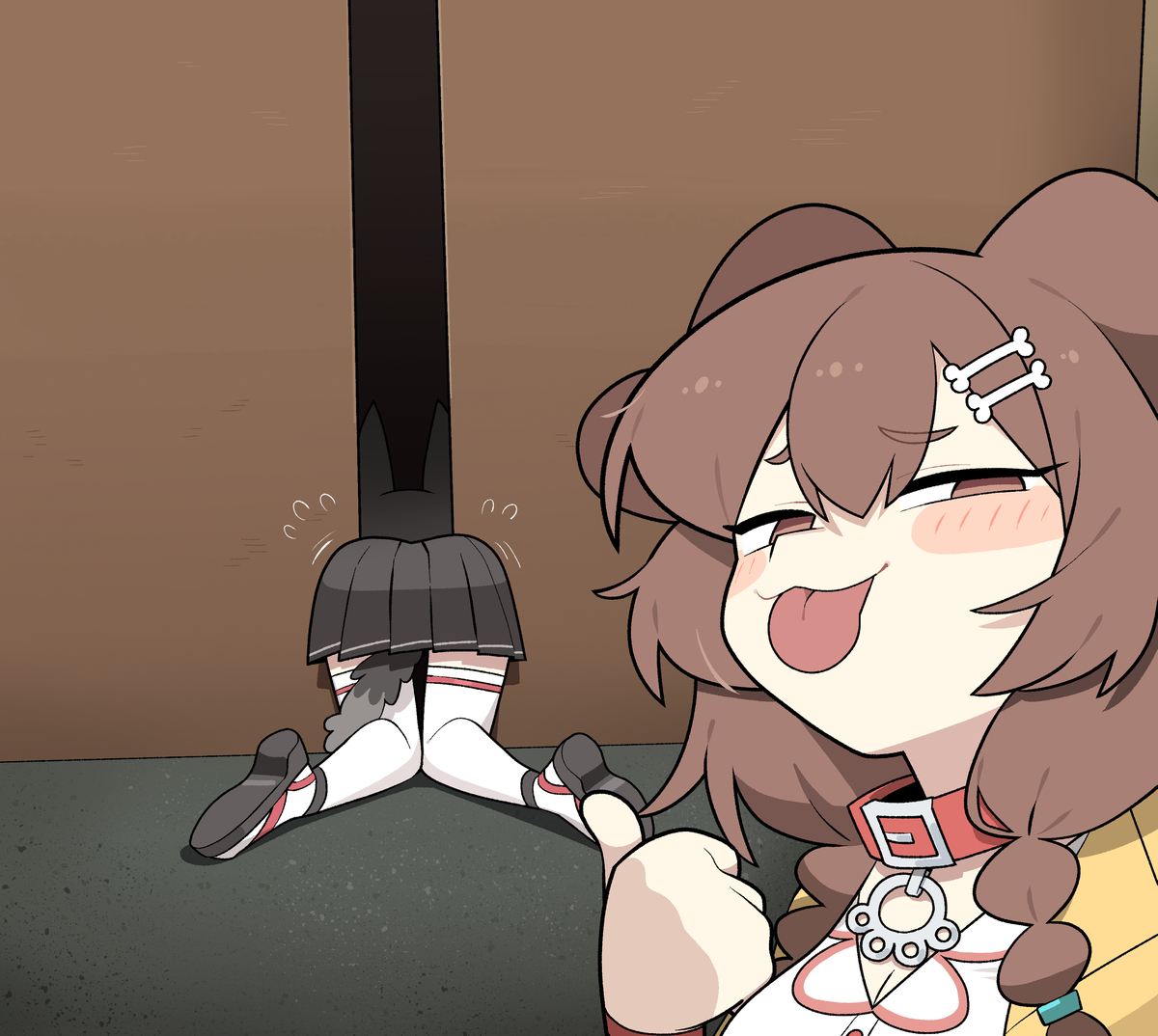 This is a pixiv picture whose title is 끼인묭.