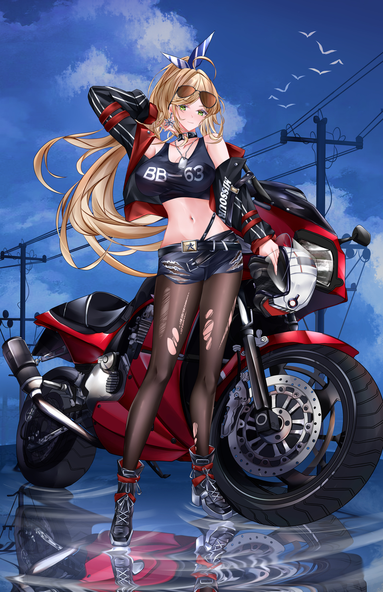 This is a pixiv picture whose title is 密苏里.