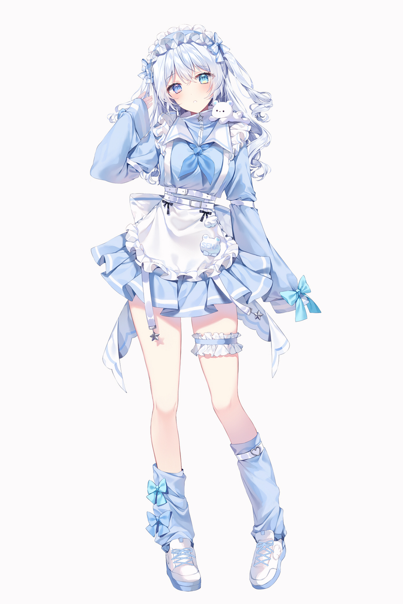 This is a pixiv picture whose title is しろくま.