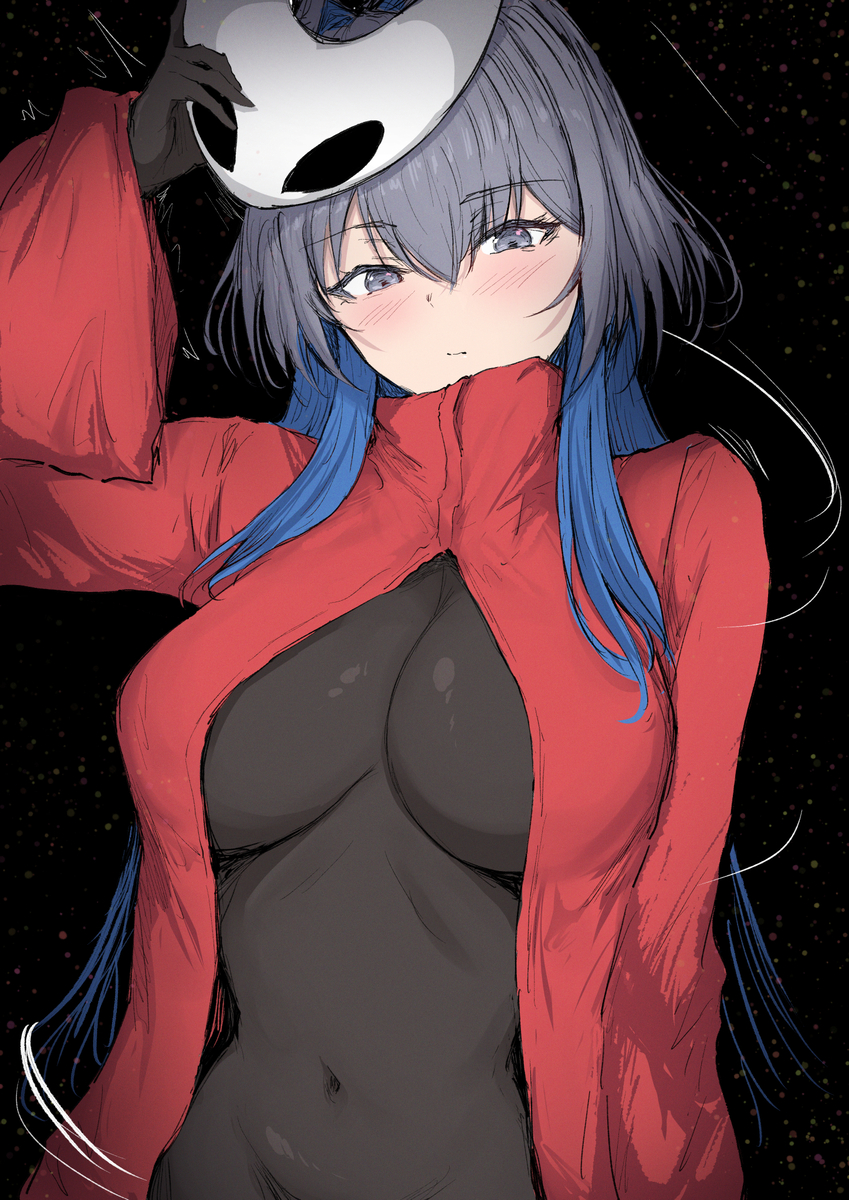 This is a pixiv picture whose title is Kronii Silksong.