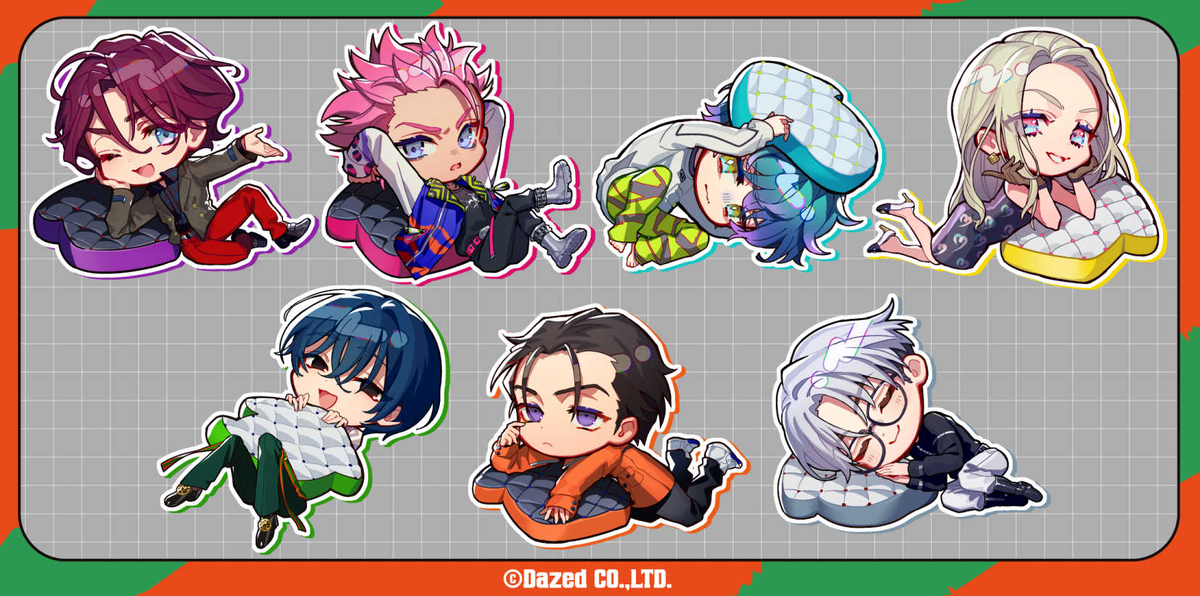 This is a pixiv picture whose title is 『カリスマ』フタのるマスコット.