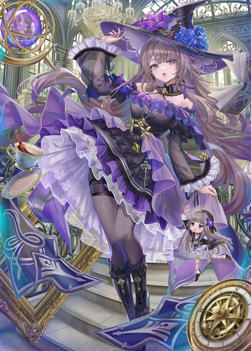 This is a pixiv picture whose title is ドレスドマダムヘルタ.