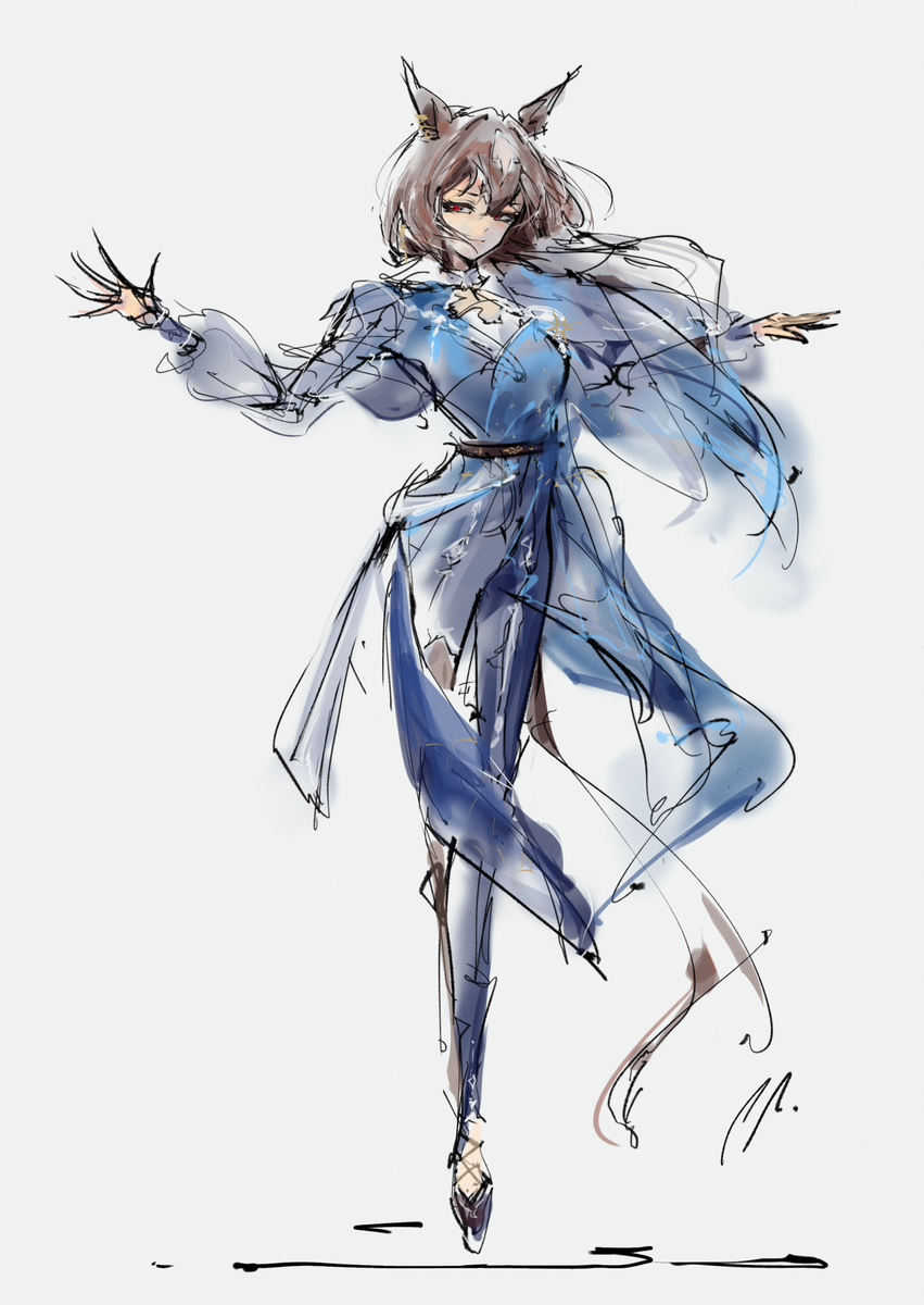 This is a pixiv picture whose title is be at the stars.