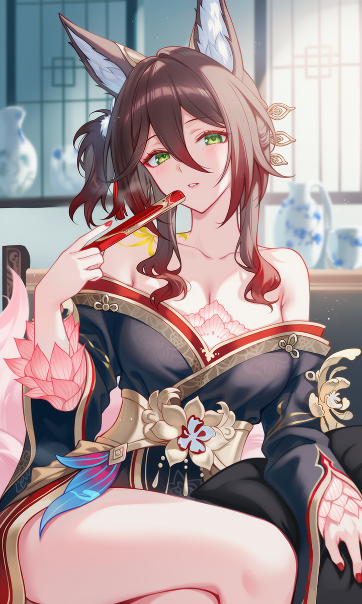 This is a pixiv picture whose title is Fugue.