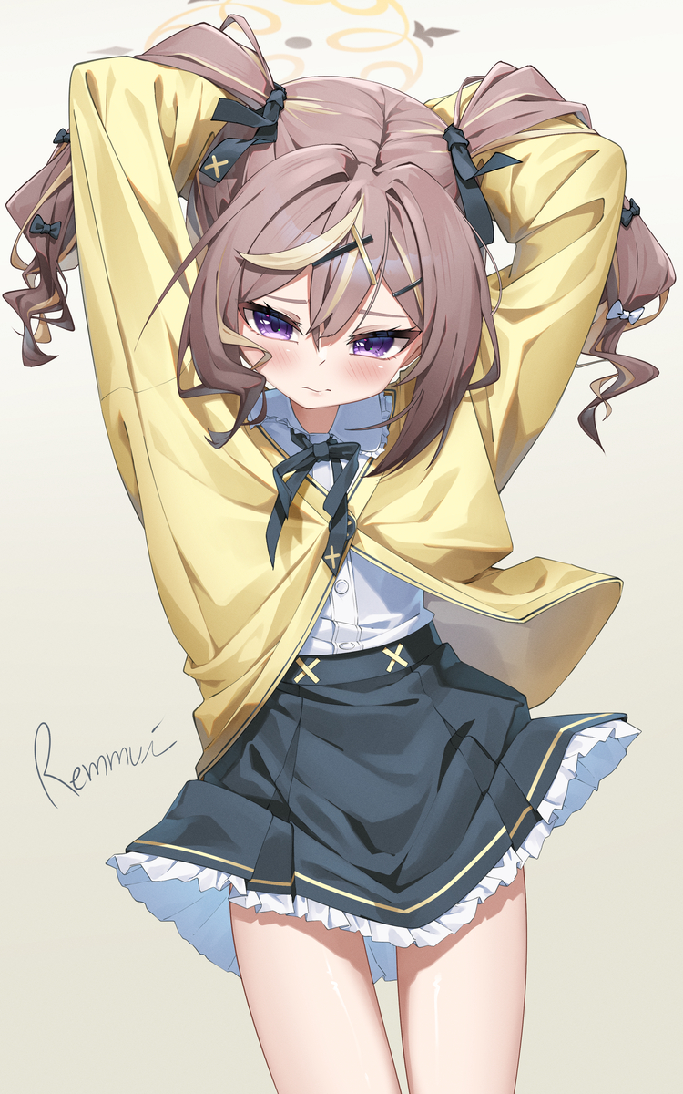 This is a pixiv picture whose title is 🤨.