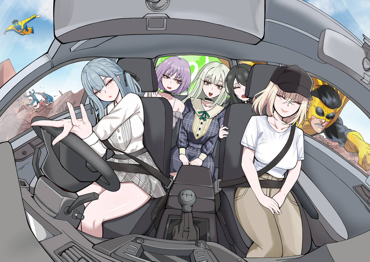 This is a pixiv picture whose title is 无敌母鸡卡.