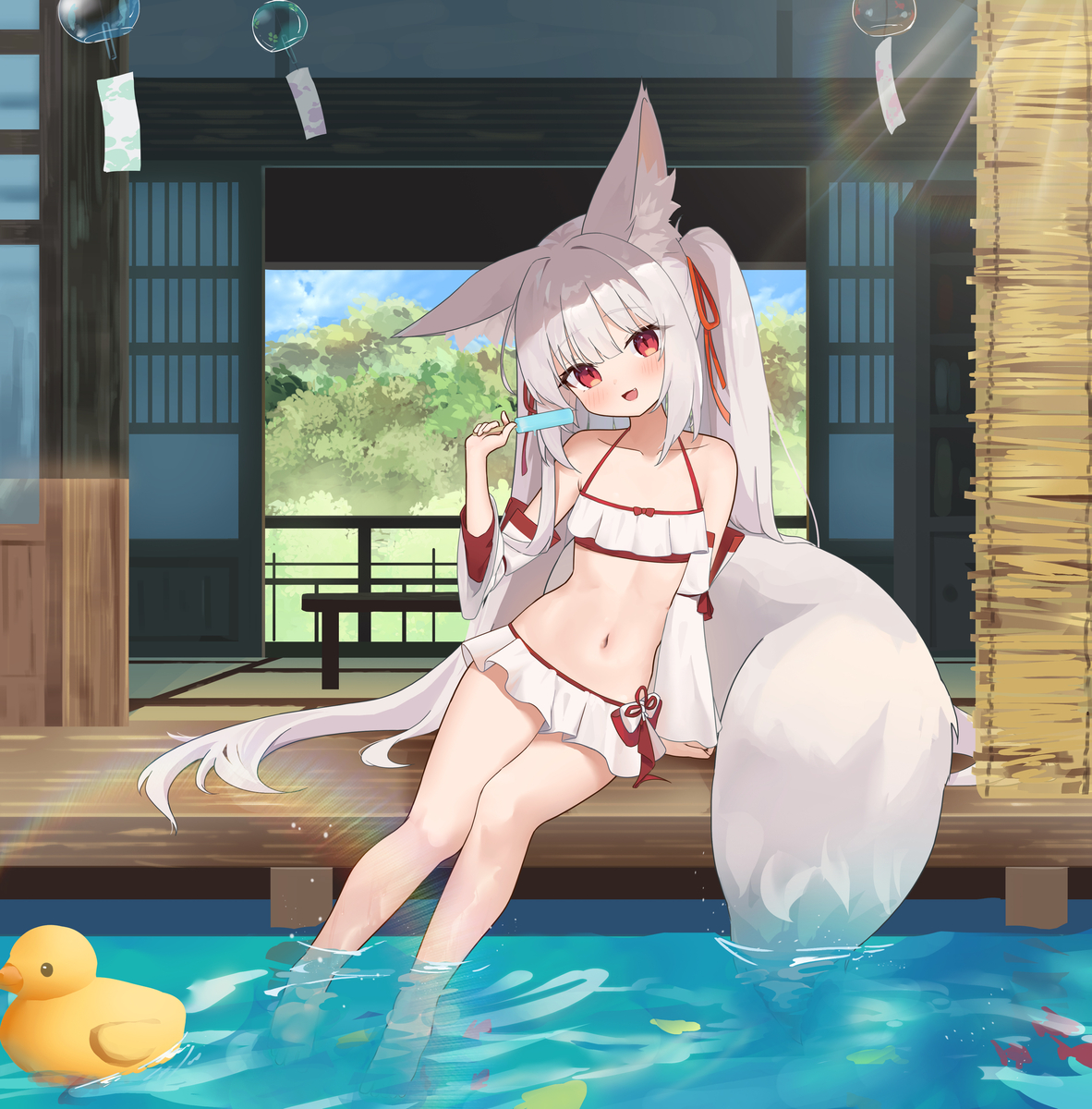 This is a pixiv picture whose title is せつ&きよちゃん.
