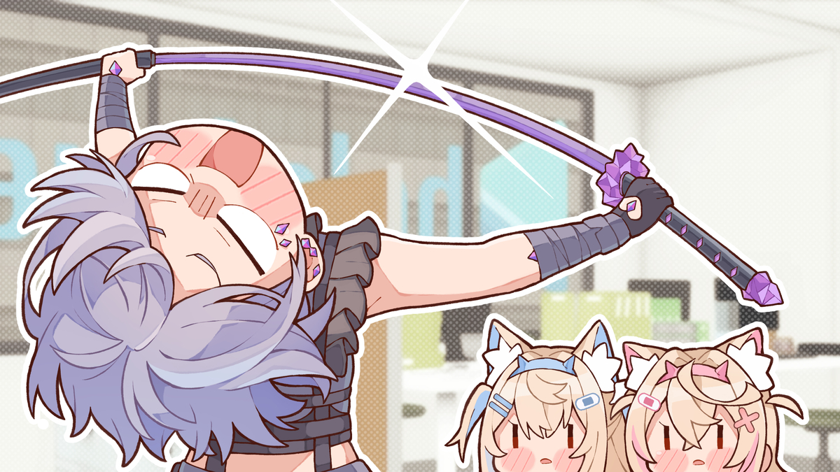 This is a pixiv picture whose title is Katana.