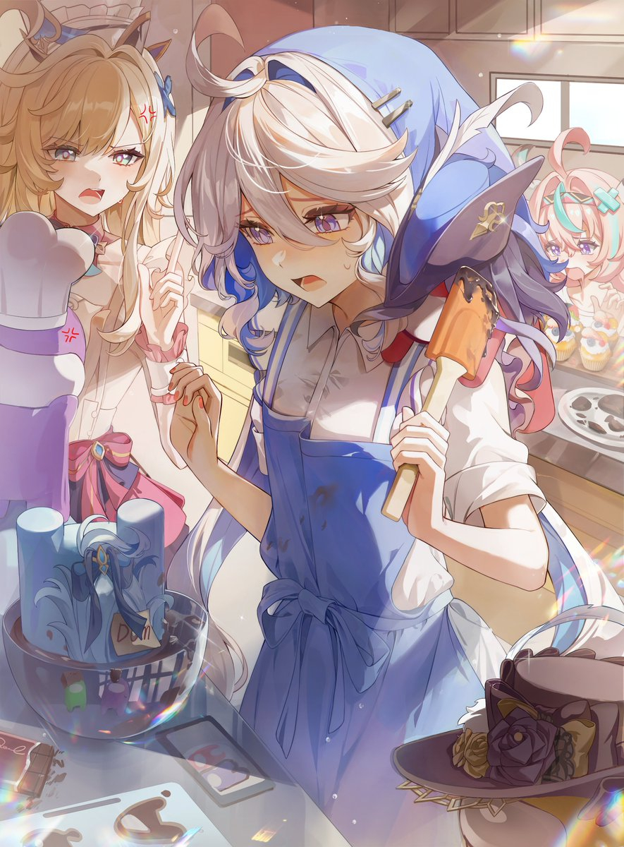 This is a pixiv picture whose title is furina.