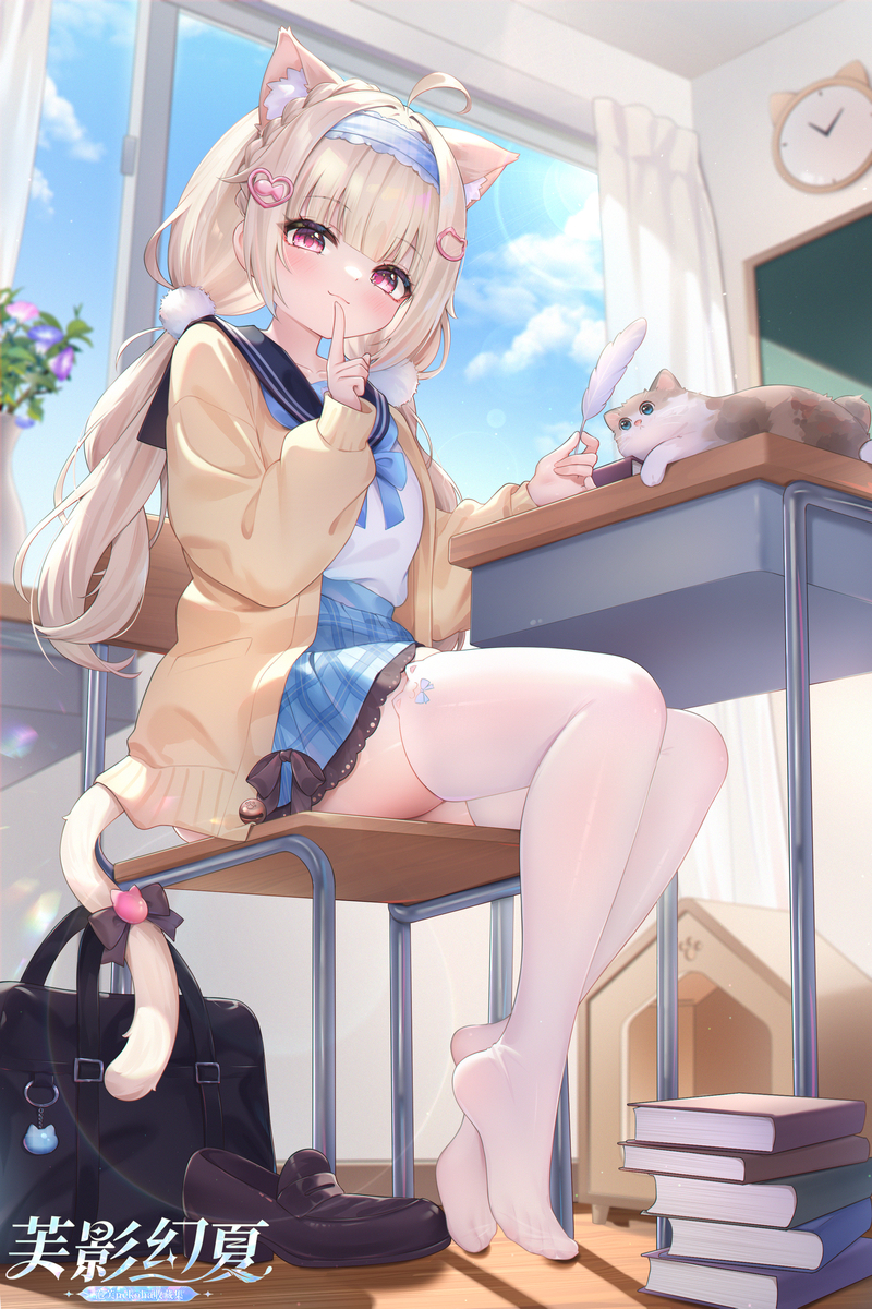 This is a pixiv picture whose title is OC.