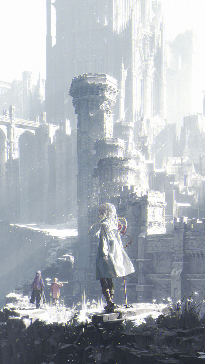 This is a pixiv picture whose title is Northern Gate.