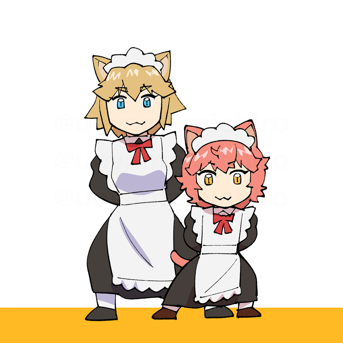 This is a pixiv picture whose title is ネコミミミック.