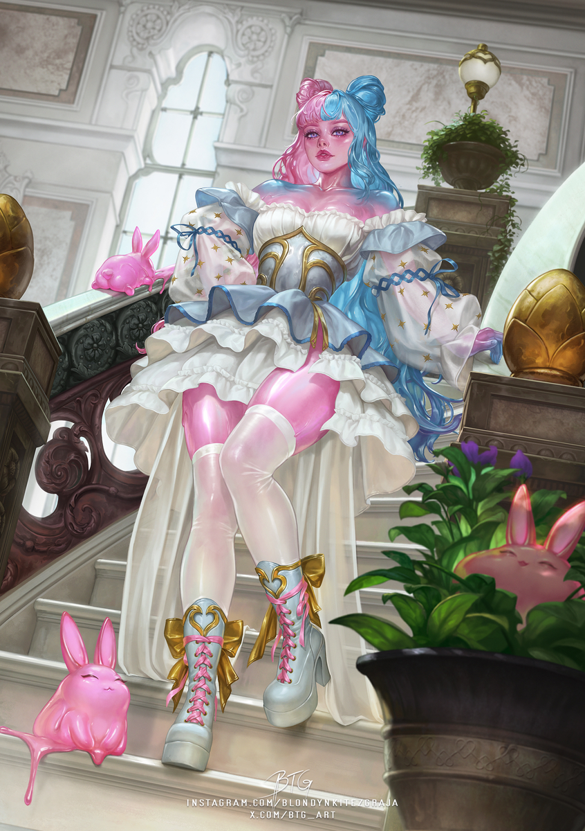 This is a pixiv picture whose title is Slime Pricess.