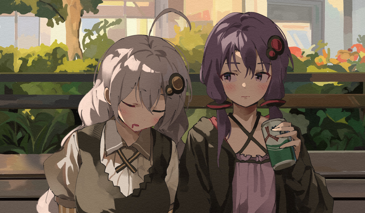 This is a pixiv picture whose title is ゆかりさんとあかりさん.