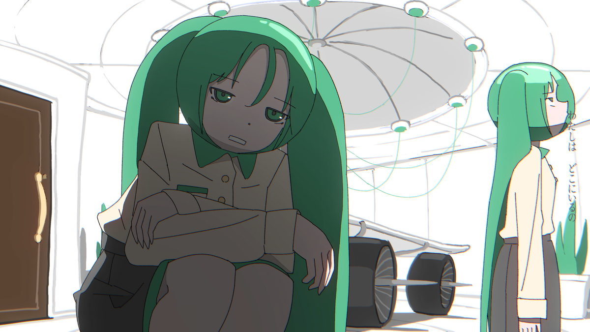 This is a pixiv picture whose title is アタマモミ - Head Momi.