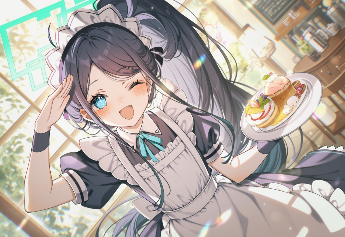 This is a pixiv picture whose title is アリス(メイド).