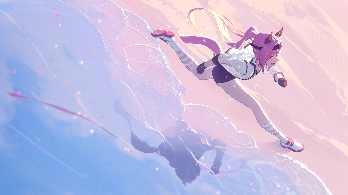 This is a pixiv picture whose title is Haru Urara.