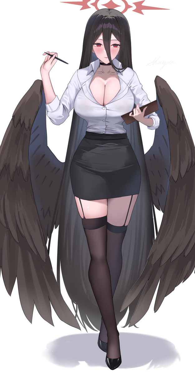 This is a pixiv picture whose title is OLハスミ.