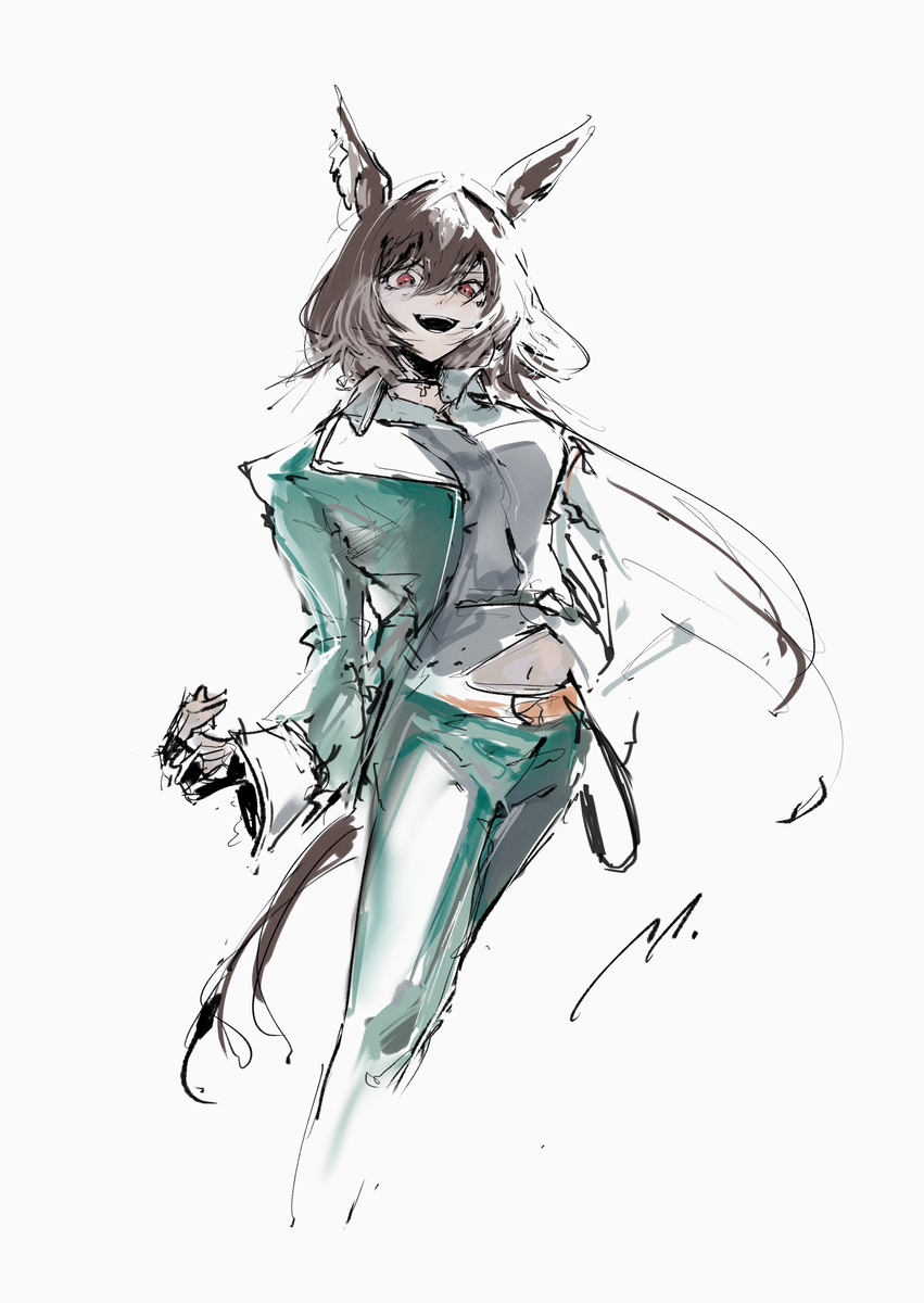 This is a pixiv picture whose title is 笑顔.