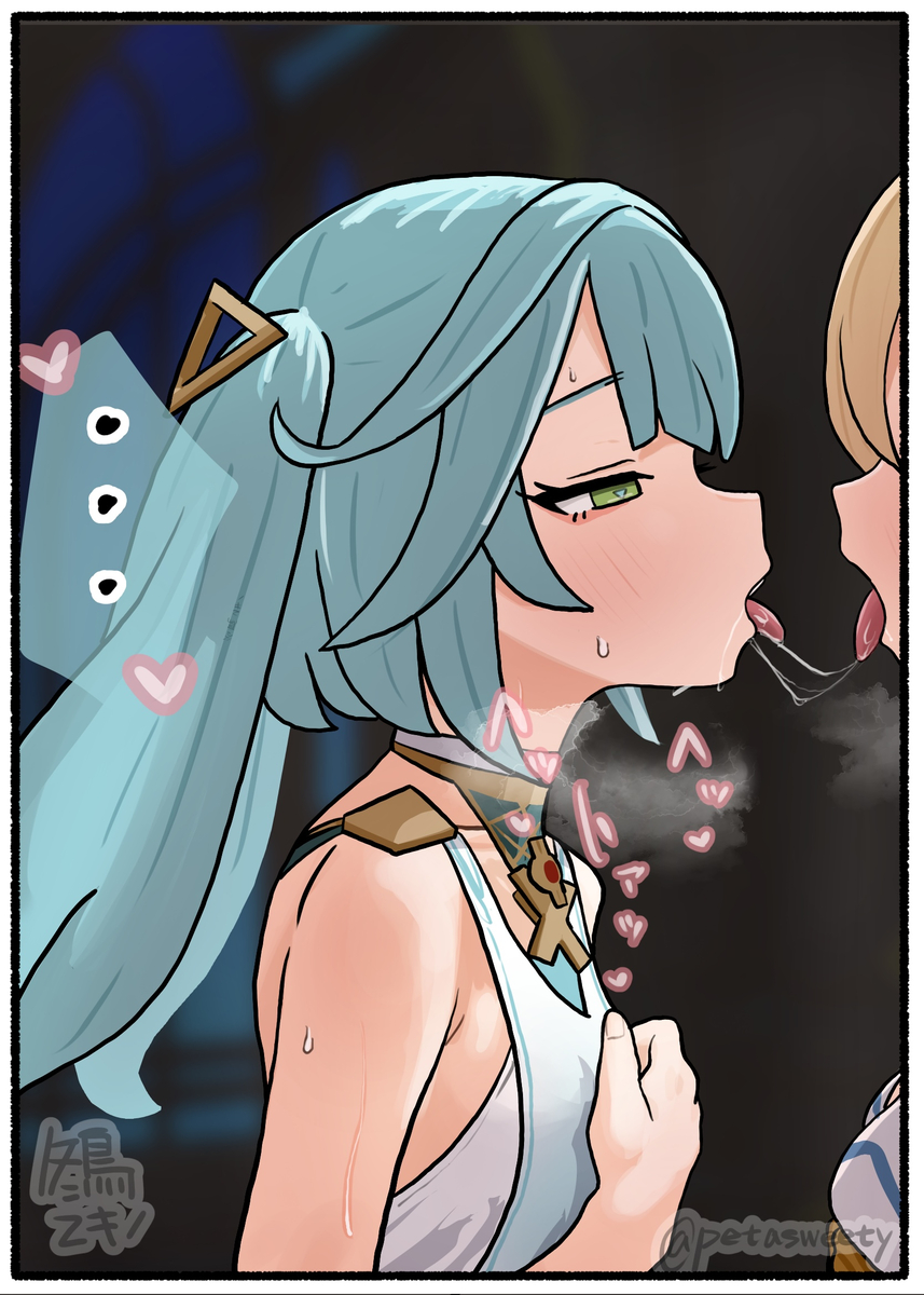This is a pixiv picture whose title is 実技指導.