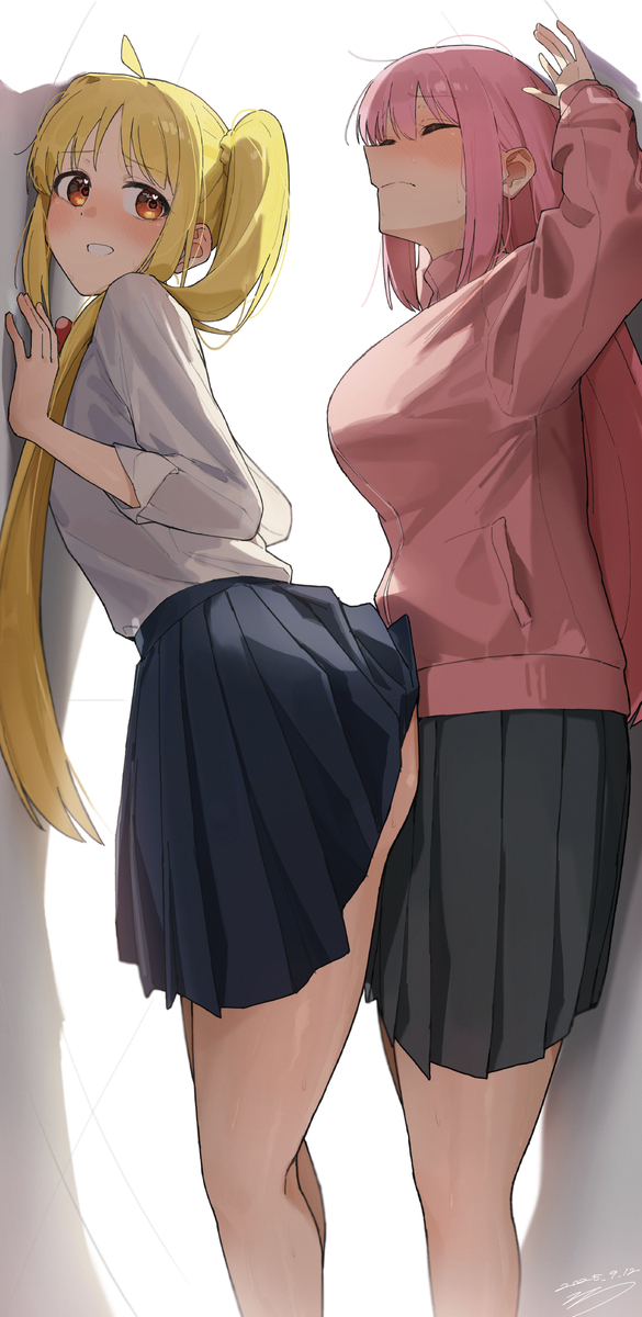 This is a pixiv picture whose title is 狭い？.