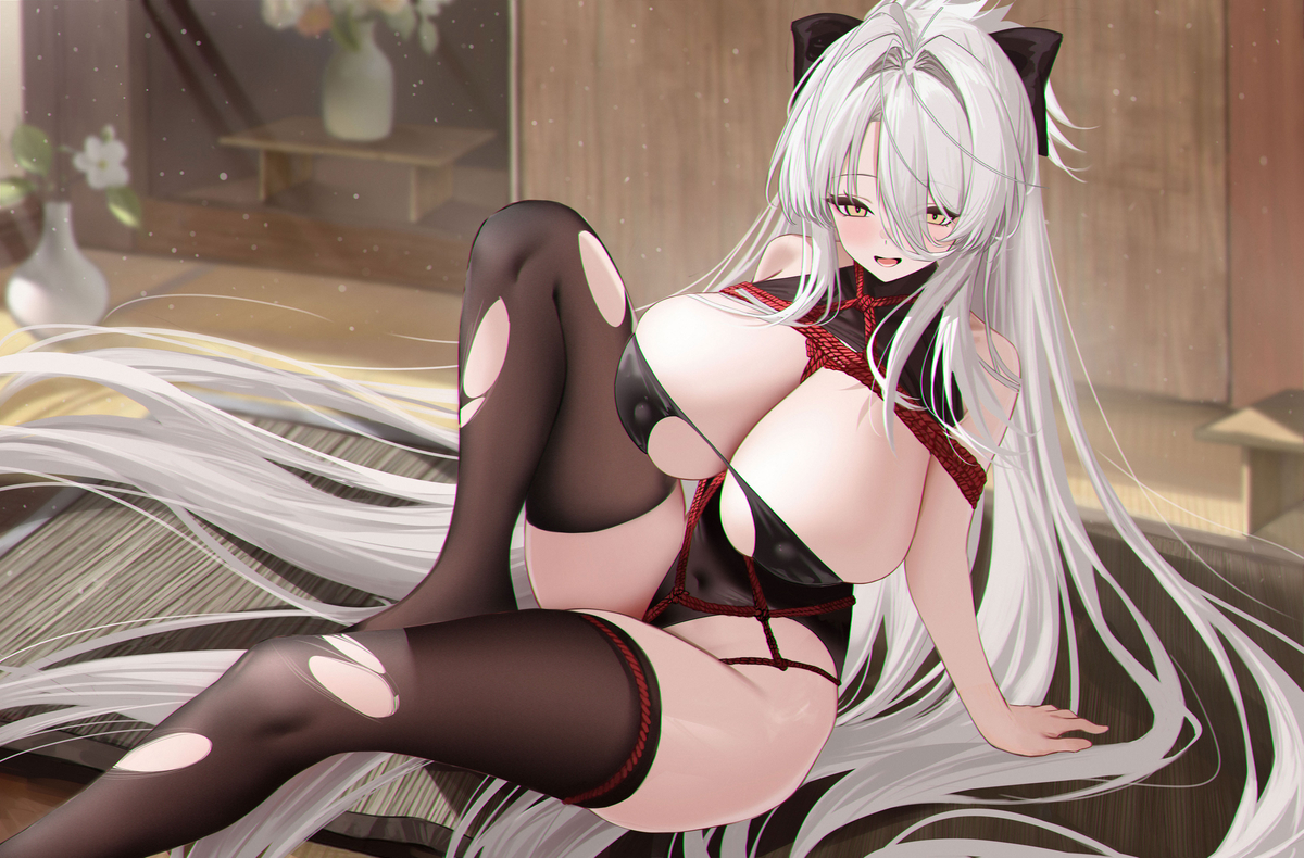 This is a pixiv picture whose title is 白鳳(アズールレーン).