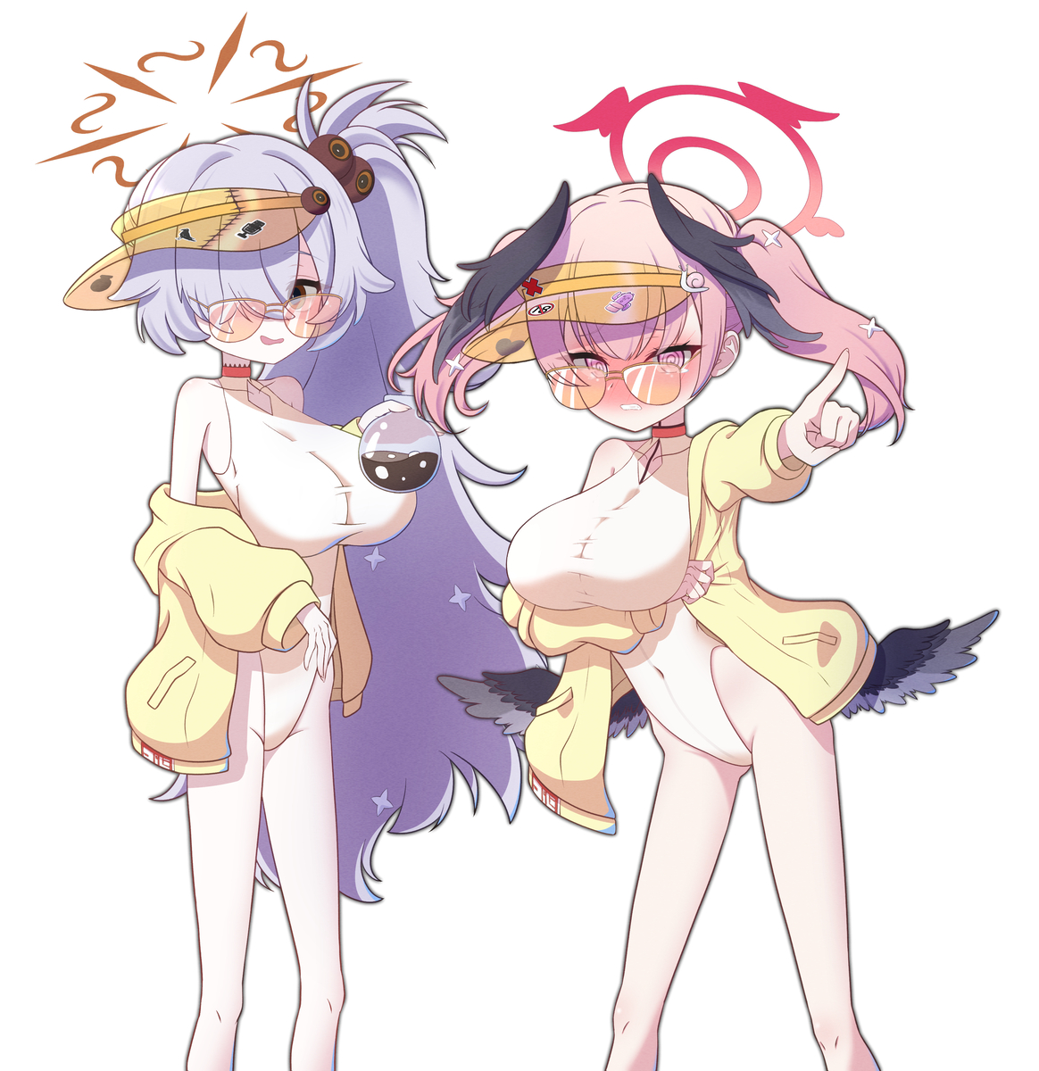 This is a pixiv picture whose title is ロリ巨乳バージョン4.
