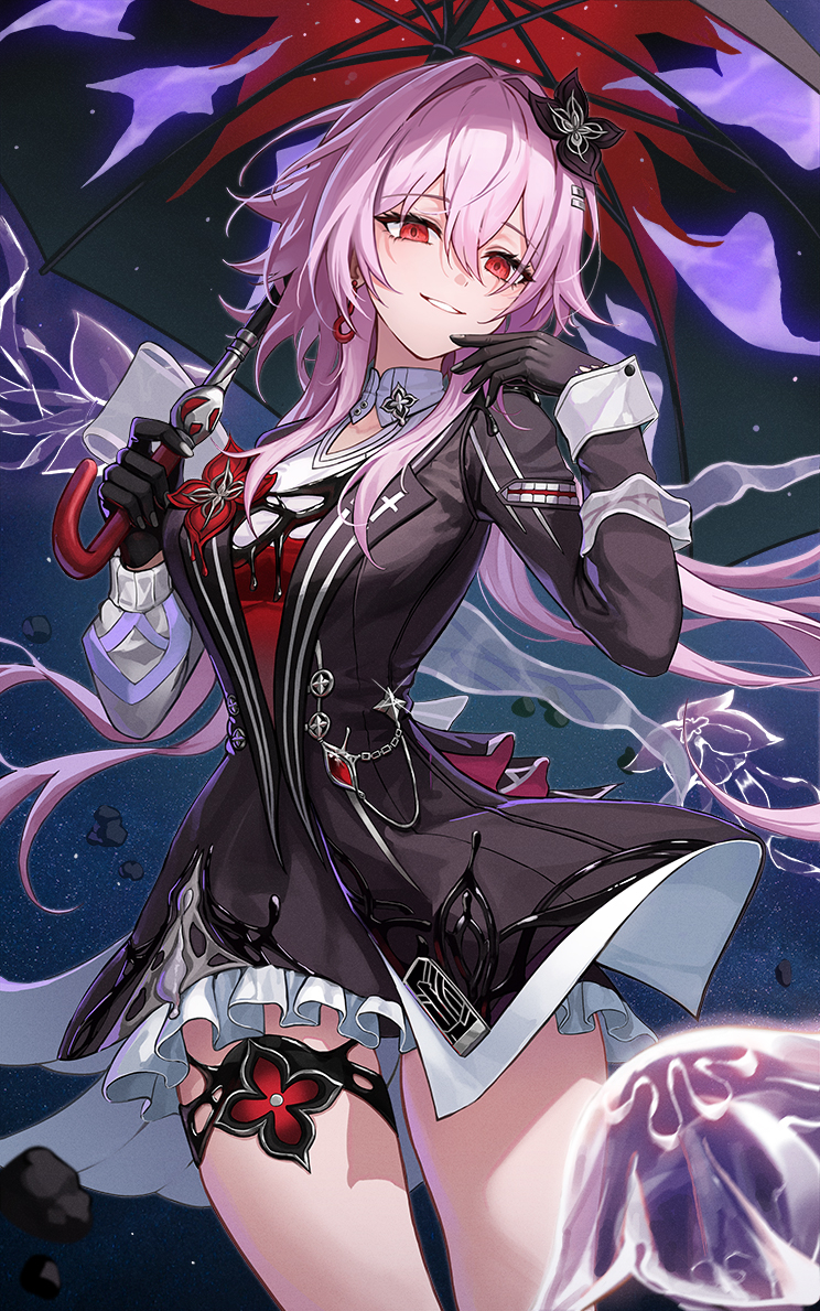 This is a pixiv picture whose title is 長夜月🖤.