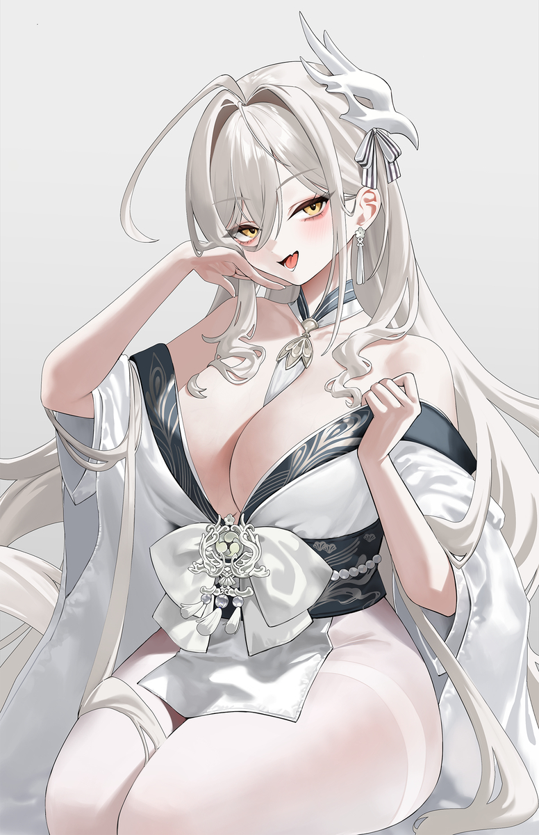 This is a pixiv picture whose title is 白鳳.