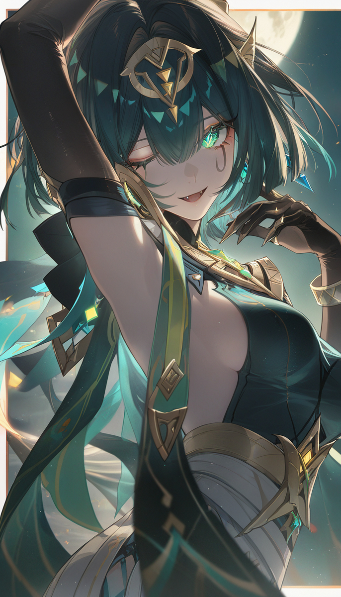 This is a pixiv picture whose title is 奈芙尔 Nefer.
