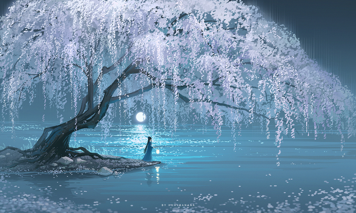 This is a pixiv picture whose title is 镜汐.