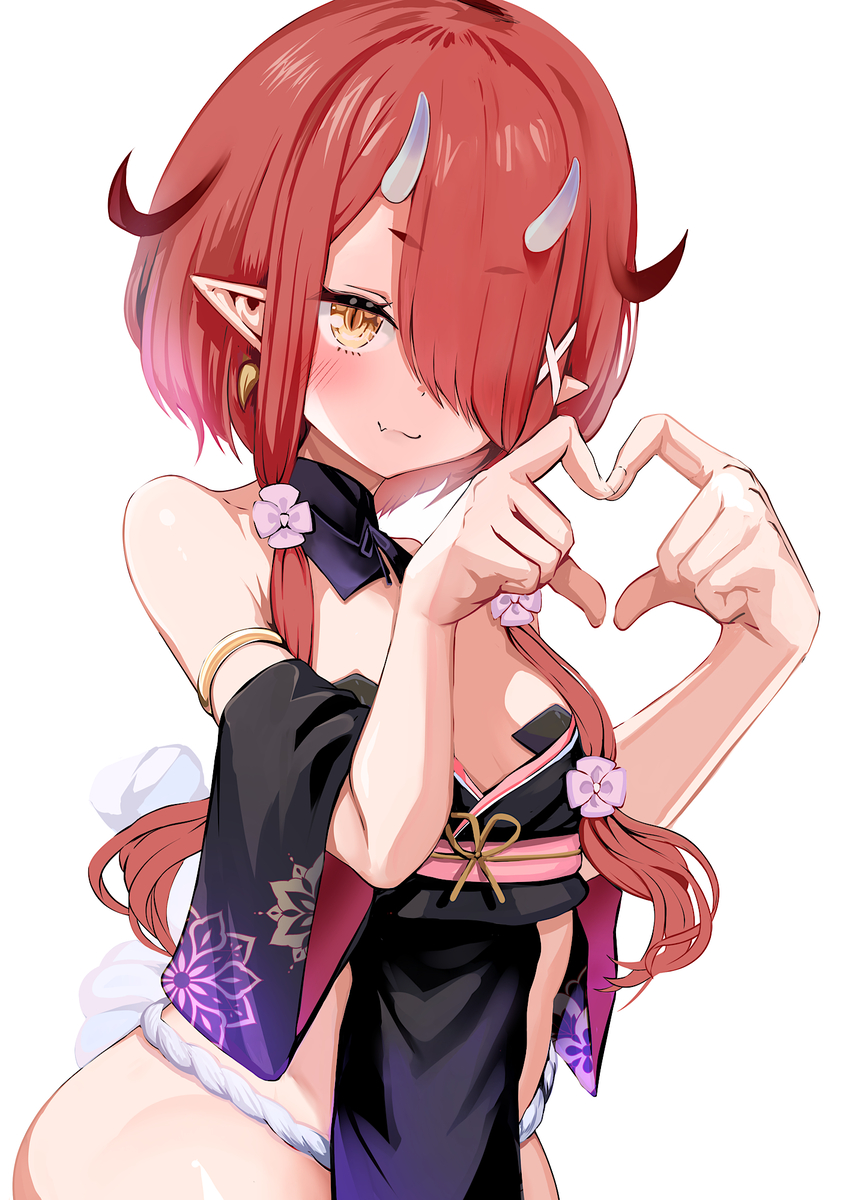 This is a pixiv picture whose title is 鬼灯わらべ.