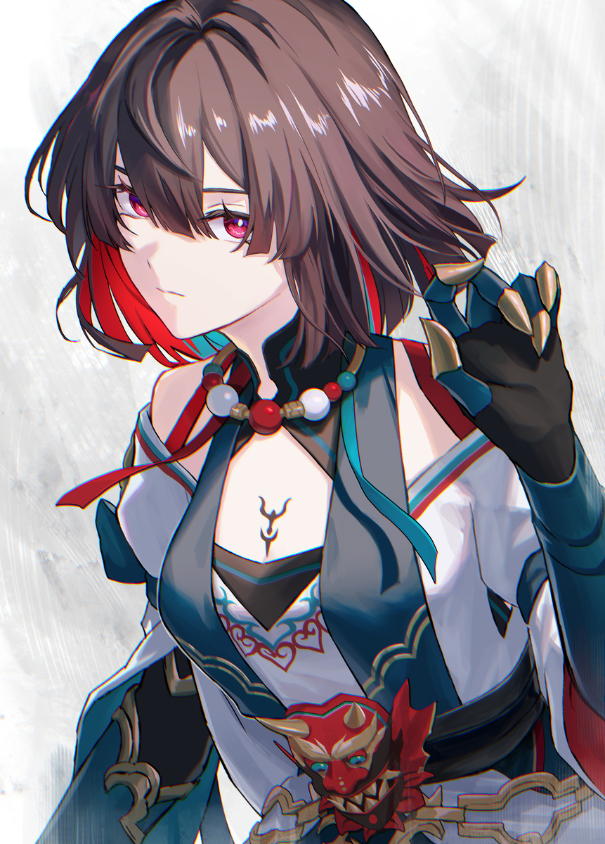 This is a pixiv picture whose title is 雪衣.