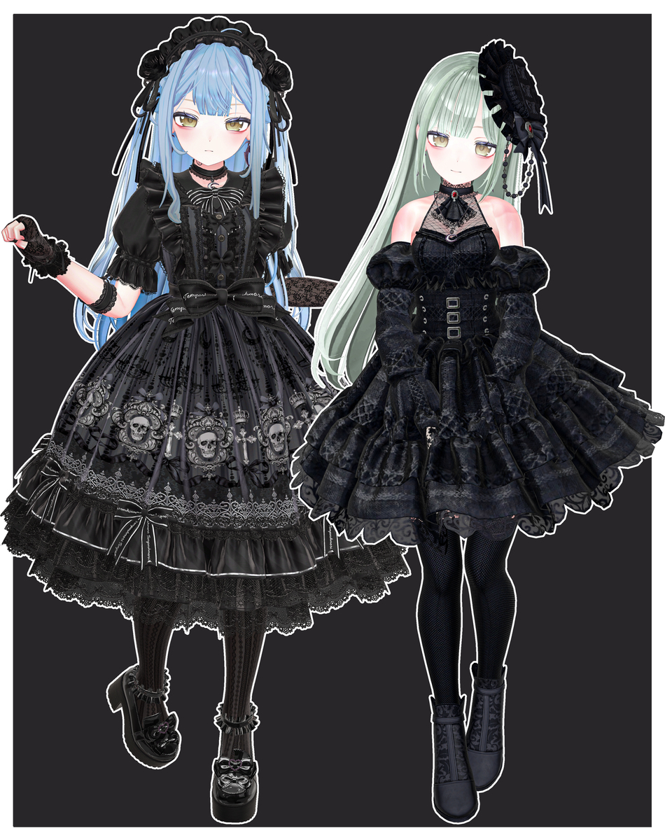 This is a pixiv picture whose title is Lolita🖤.