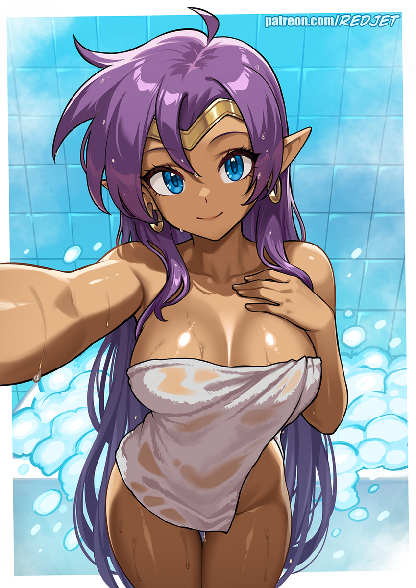 This is a pixiv picture whose title is Shantae - Selfie.