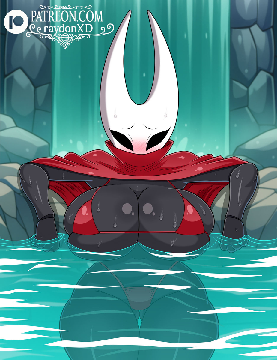 This is a pixiv picture whose title is Hornet // Hollow Knight.