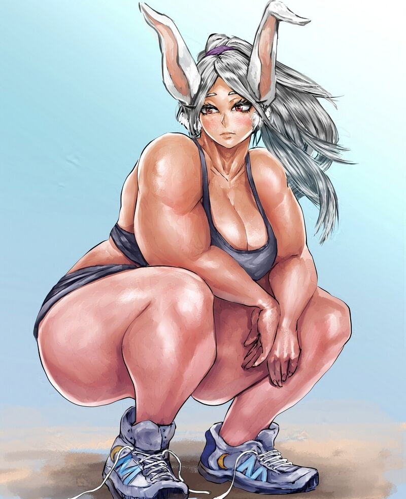 This is a pixiv picture whose title is 筋肉娘137.