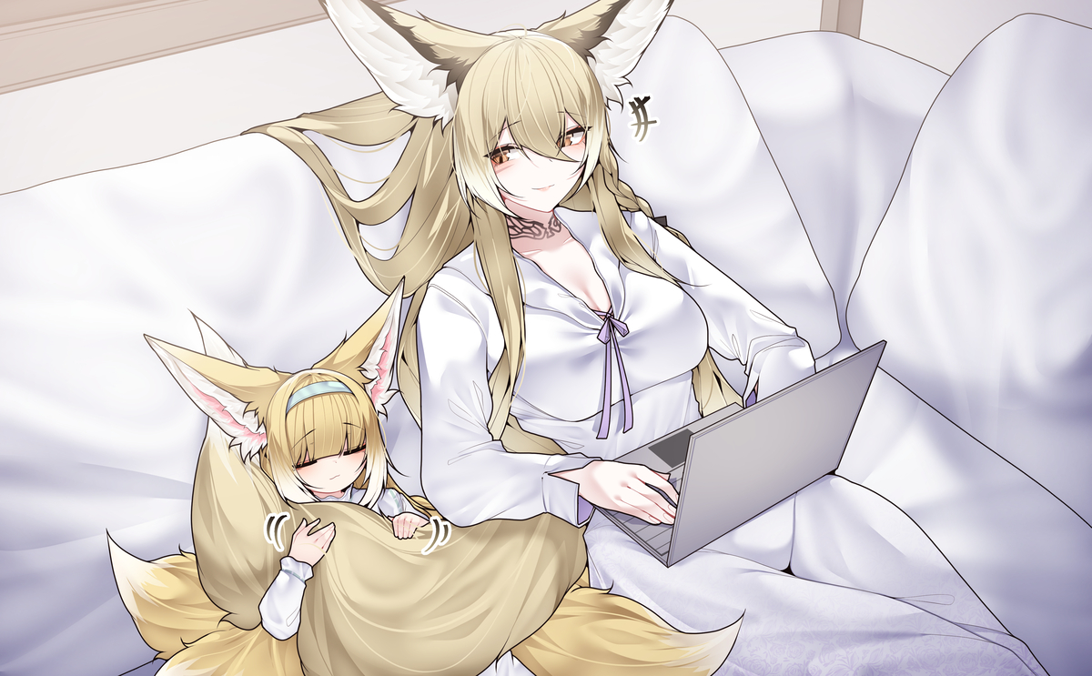 This is a pixiv picture whose title is mama!.