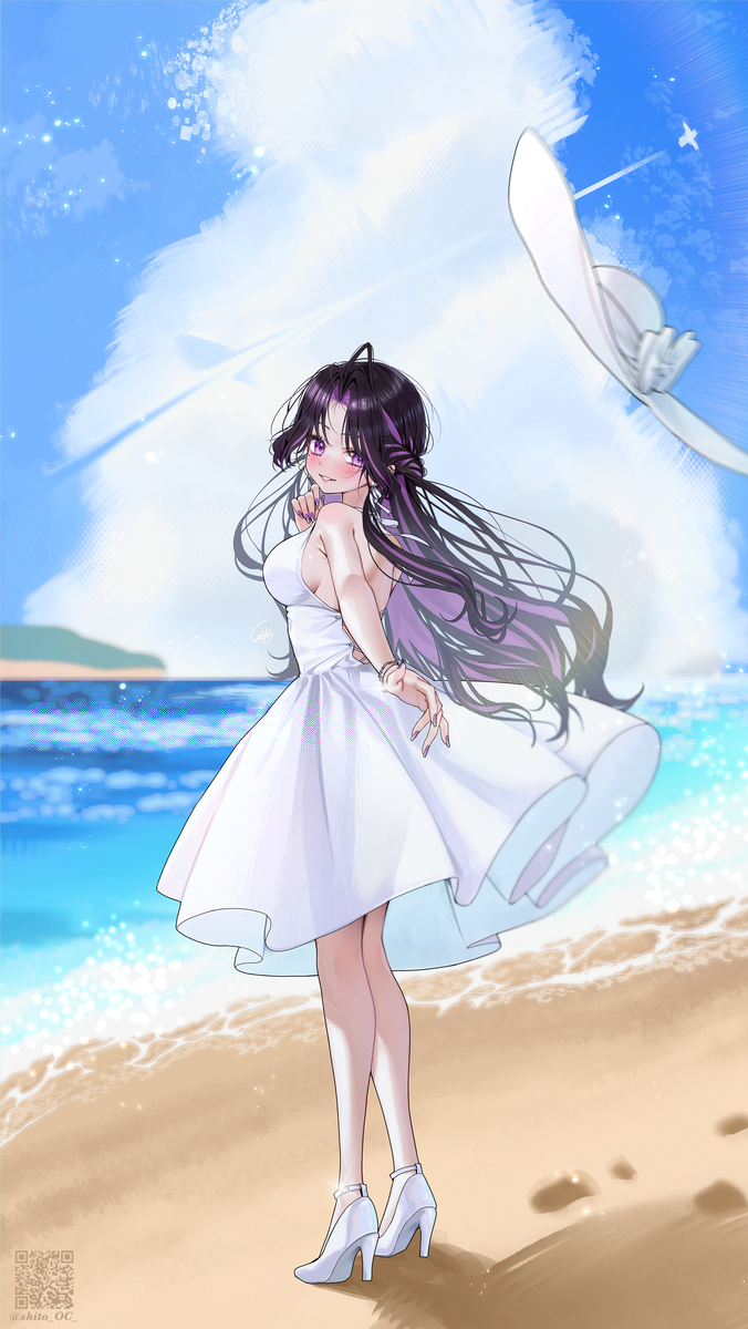 This is a pixiv picture whose title is 夏.